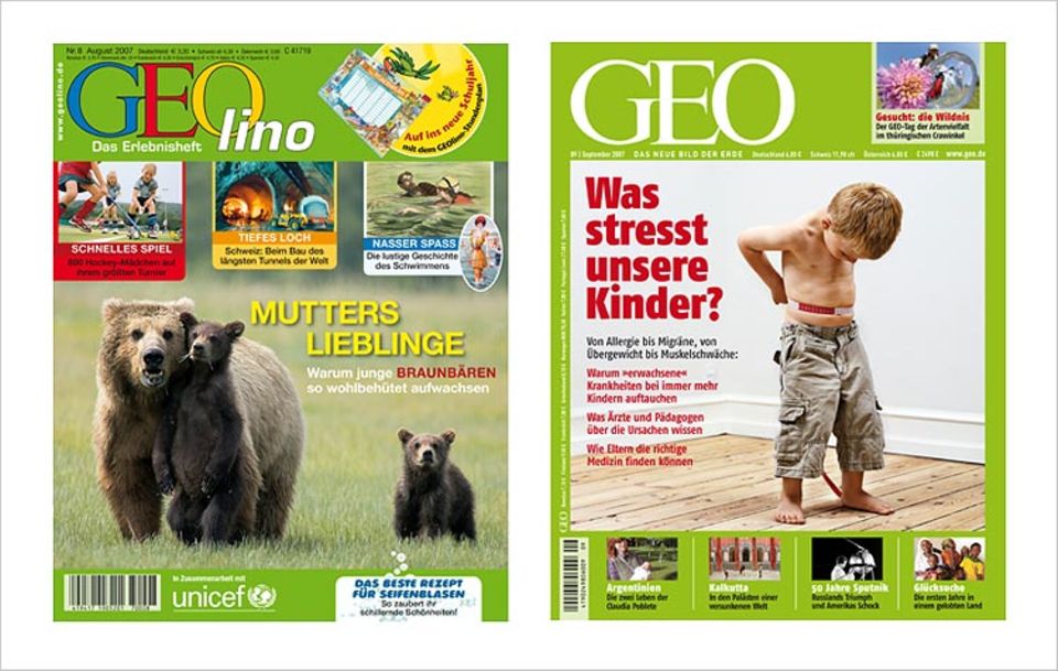 Zwei Magazine, zwei Erfolgsgeschichten: GEOlino und GEO
