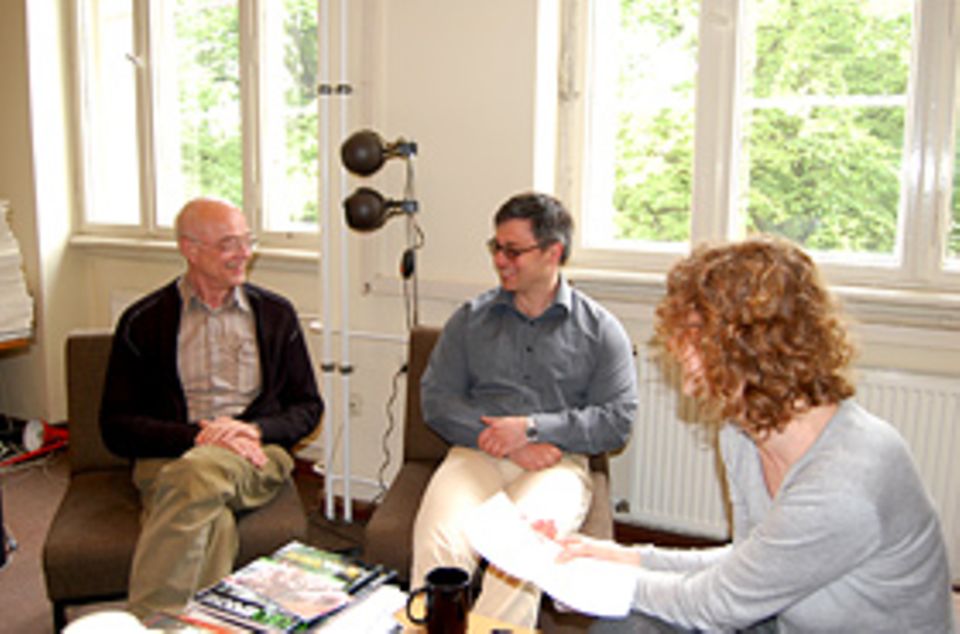 Im Gespräch: Carl-Ludwig Holtfrerich, Frank Otto und Anja Herold