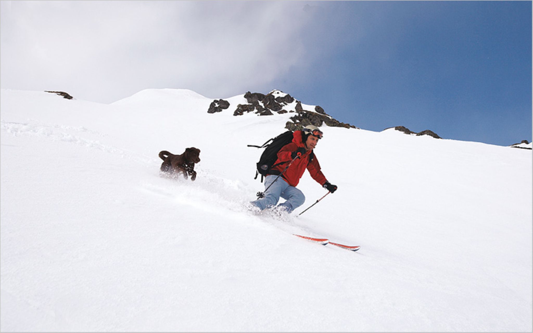 Skitrend: Parallelschwung dem Hund - [GEO]