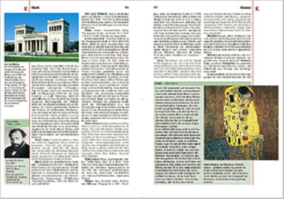 Von "abstrakte Kunst" bis zum Dresdener "Zwinger": Im A–Z-Teil der drei Bände zu Kunst und Architektur wird das Wissen über Künstler, Stile und Epochen systematisch erschlossen