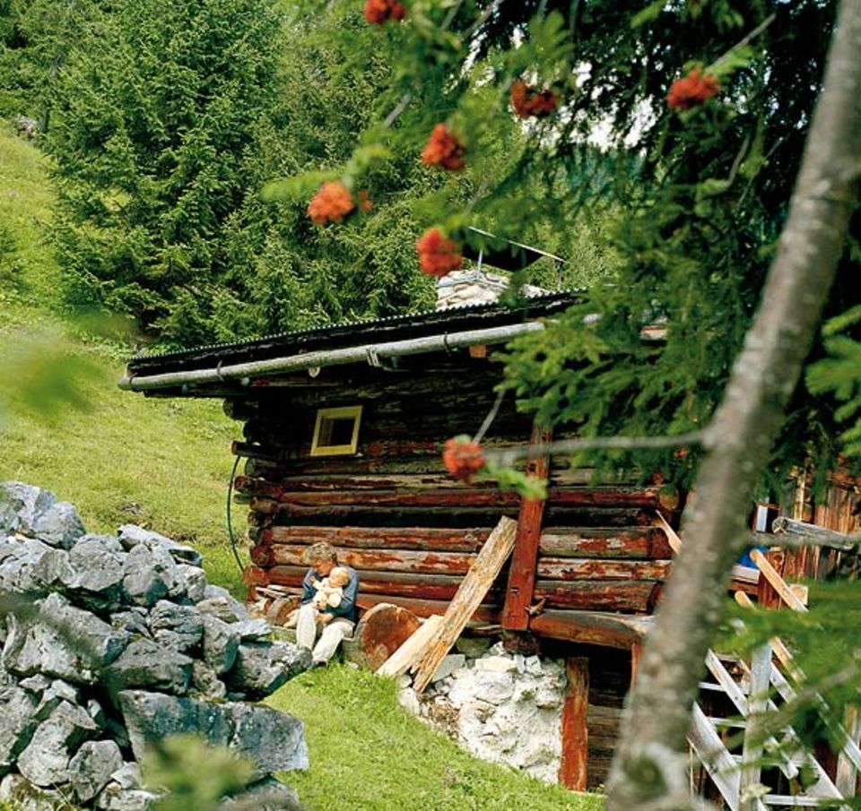Tiroler Hütte: wenig Komfort, viel Lebensqualität Tiroler Hütte: wenig Komfort, viel Lebensqualität