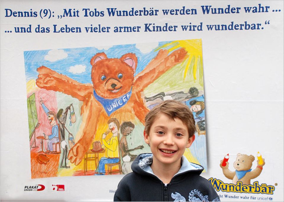 Wettbewerb: Dennis aus München zeigt auf seinem Bild die Unterschiede zwischen einem Leben in Armut und Wohlstand