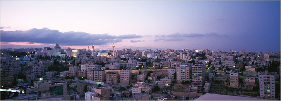 Amman: quirlige Stadta auf mehreren Hügeln