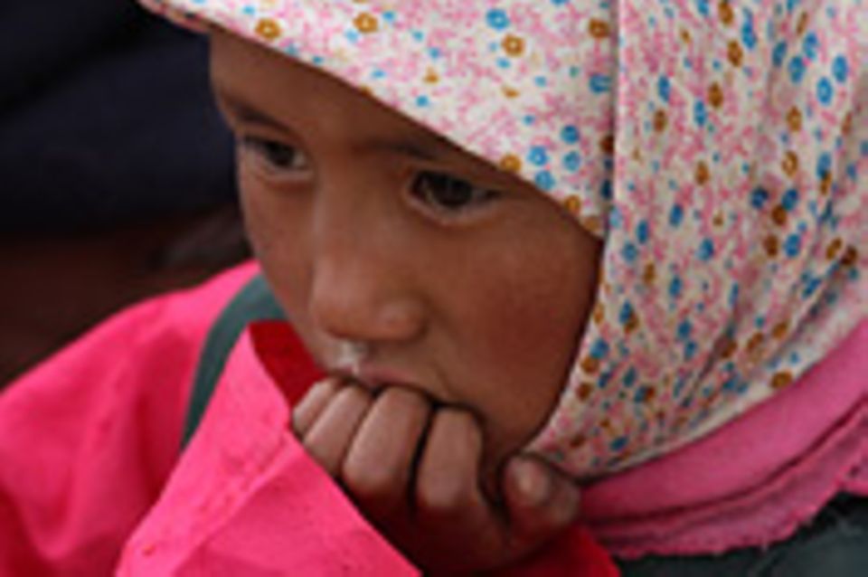 Schiebepuzzle: Nr. 48: Nomaden-Mädchen in Ladakh