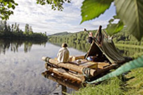 Schweden: Floßfahrt auf dem Klarälven
