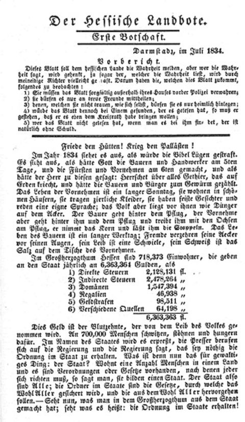 Die deutsche Romantik: Friede den Hütten! Krieg den Palästen! - [GEO]
