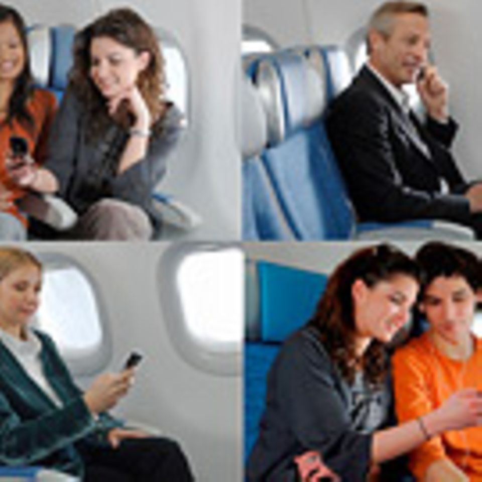 Flugreise: Handy-Gespräche erlaubt