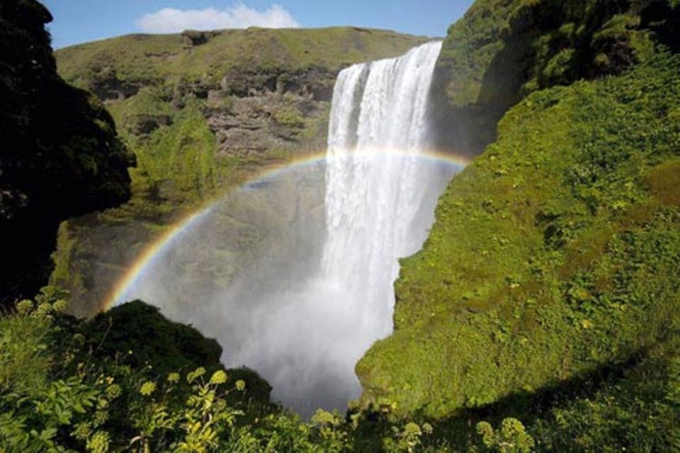 Schiebepuzzle: Nr. 126: Skógafoss Schiebepuzzle: Nr. 126: Skógafoss