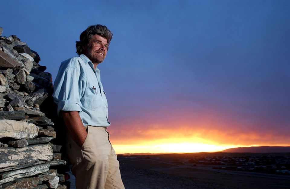 Bergsteigerlegende Reinhold Messner Bergsteigerlegende Reinhold Messner
