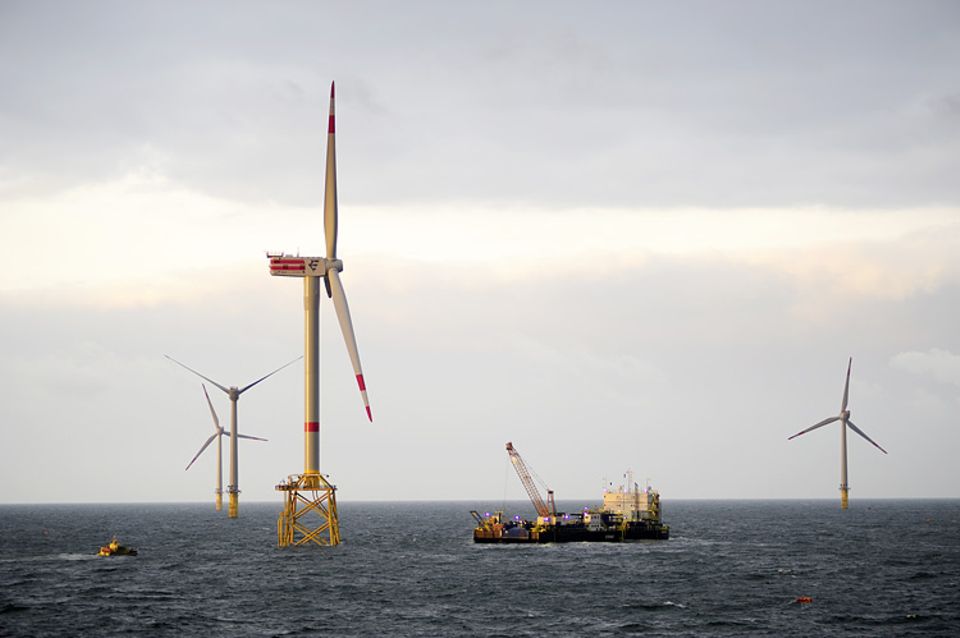 Offshoreanlage in der Nordsee Offshoreanlage in der Nordsee