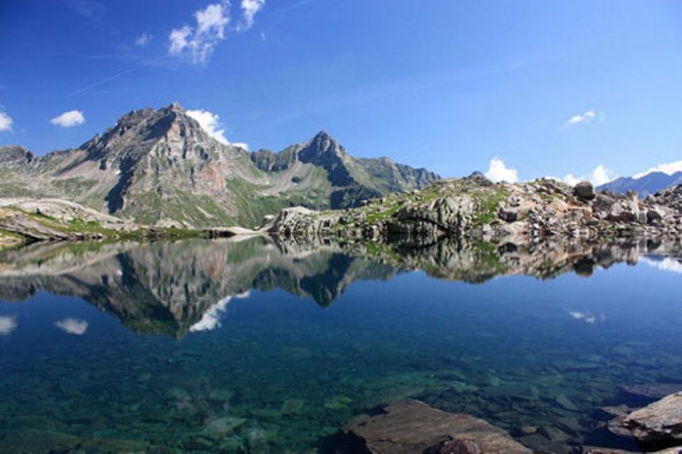 Schiebepuzzle: Nr. 197: Bergsee im Tessin Schiebepuzzle: Nr. 197: Bergsee im Tessin