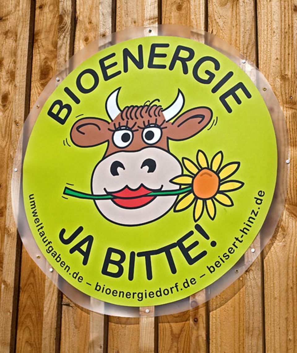 Der offizielle Aufkleber des Bioenergiedorfes Juehnde Der offizielle Aufkleber des Bioenergiedorfes Juehnde