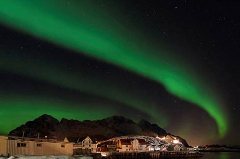 Schiebepuzzle: Polarlicht in Norwegen