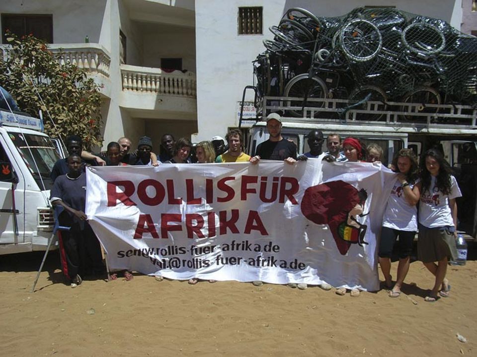 Senegal: Das Team von Rollis für Afrika
