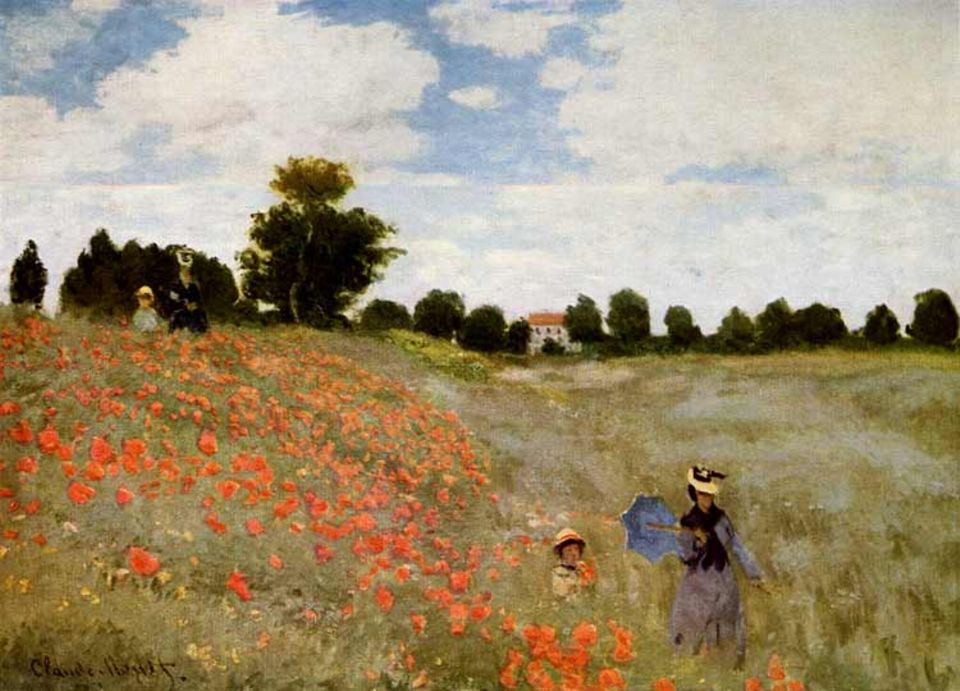 Claude Monet: Mohnblumenfeld bei Argenteuil (1873)