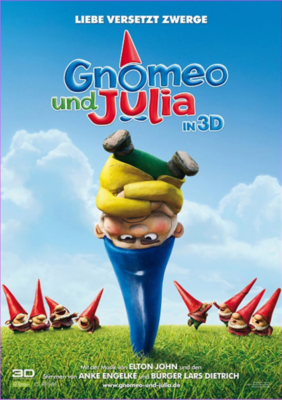 Das offizielle Filmplakat zu "Gnomeo und Julia" Das offizielle Filmplakat zu "Gnomeo und Julia"