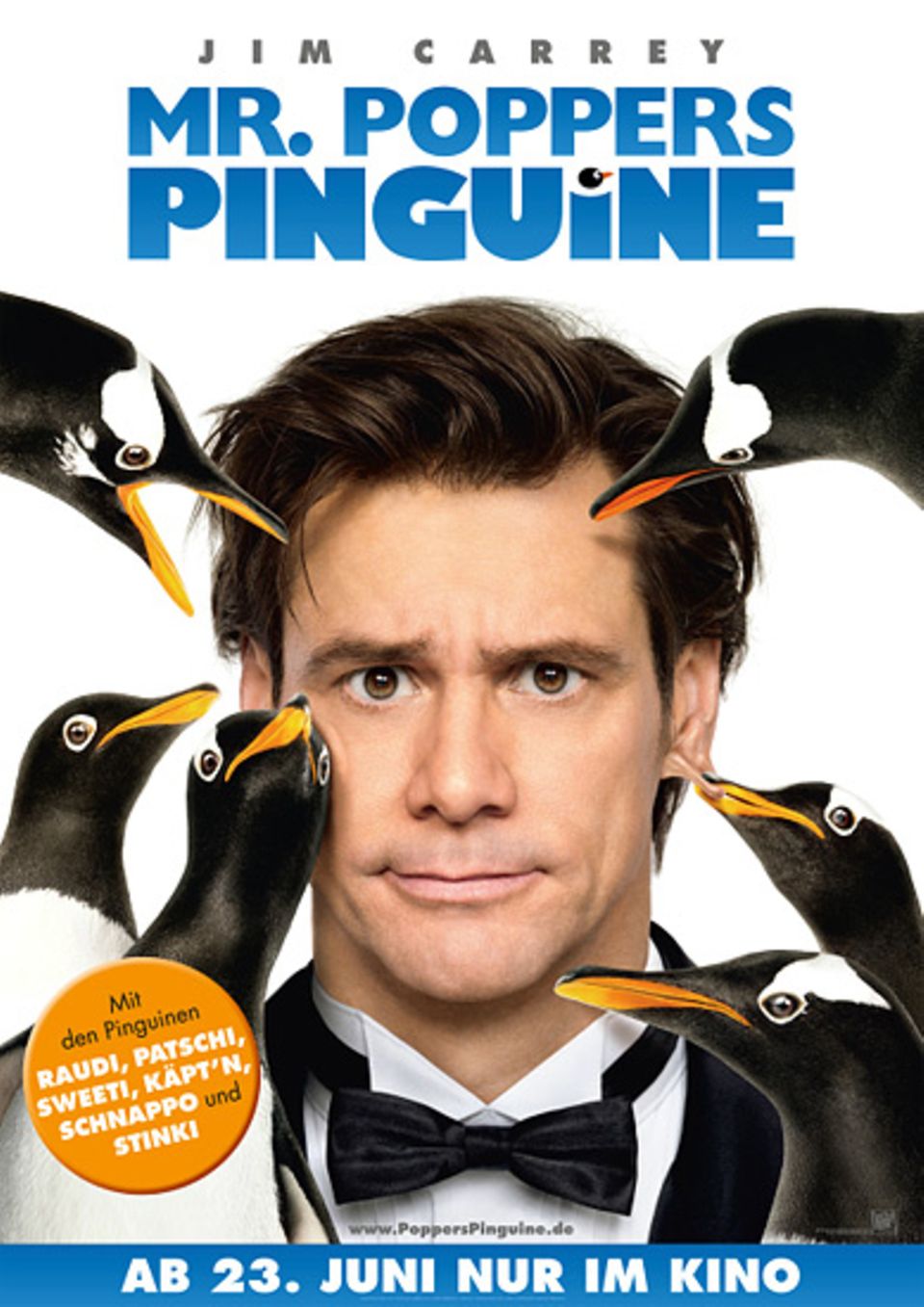 Das offizielle Filmplakat zu "Mr. Poppers Pinguine"