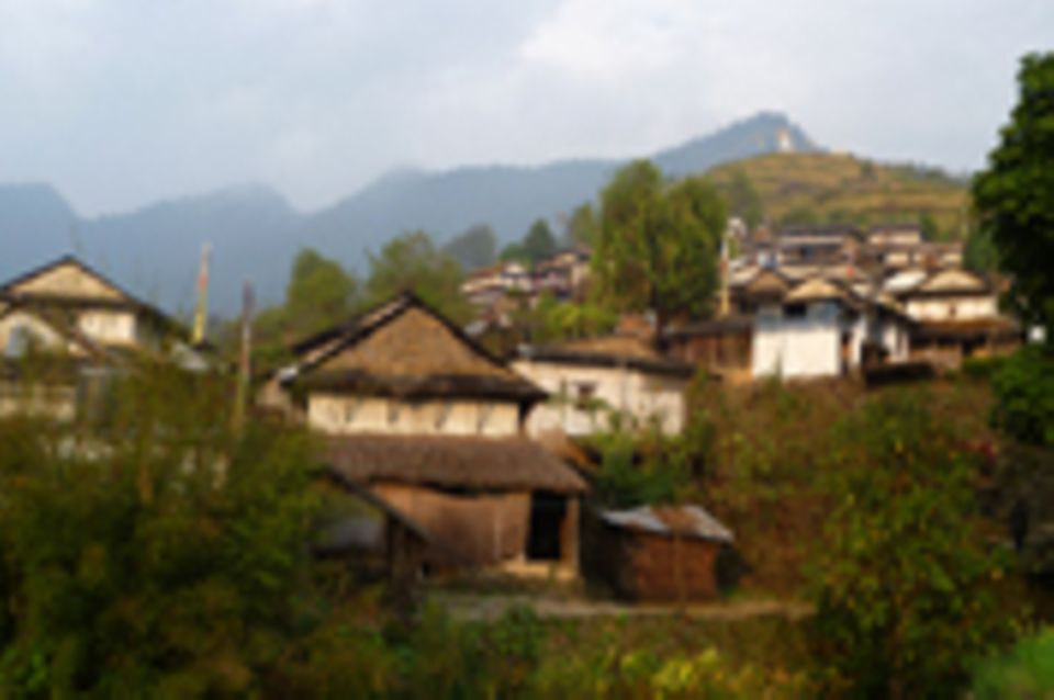 Mikrowasserkraftwerk in Pasagaun, Lamjung, Nepal