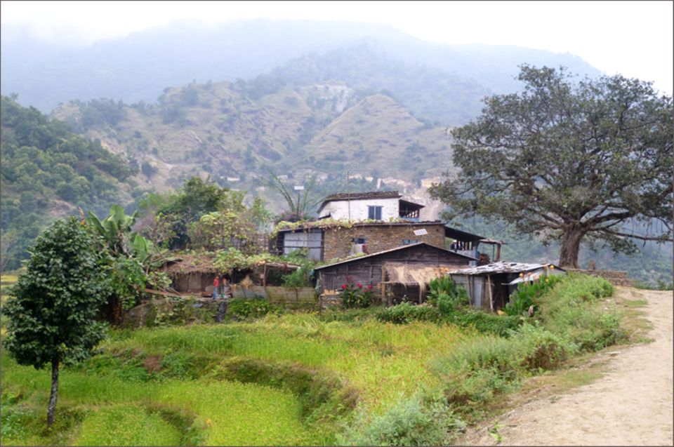Lage der Siedlung Pasagaun, Lamjung