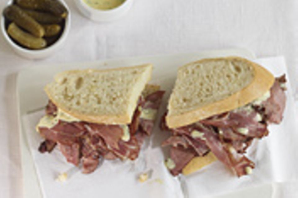 Rezept: Pastrami-Sandwich: Rezept: Pastrami-Sandwich