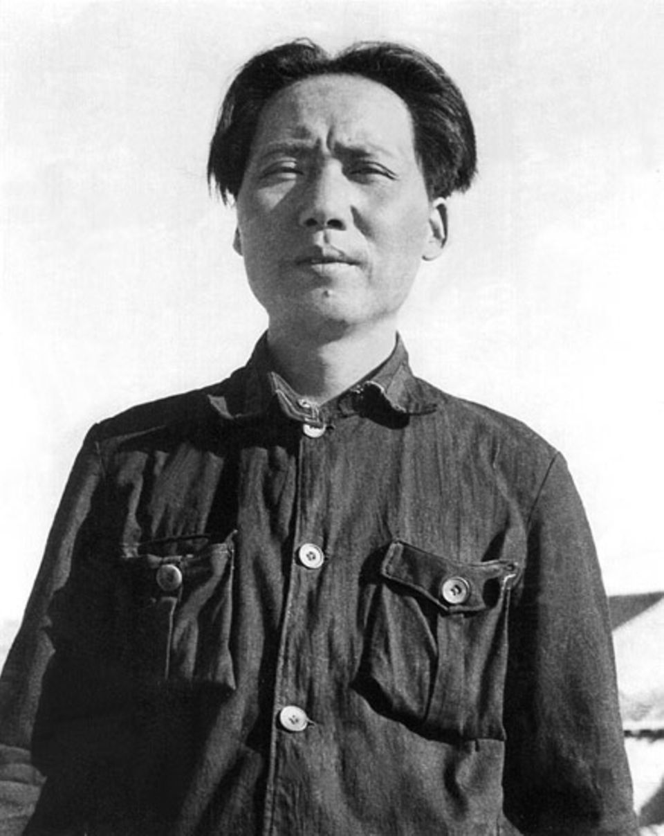 Drei Jahrzehnte lang ist er der mächtigste Mann im Reich der Mitte: Mao Zedong (Foto von 1934)