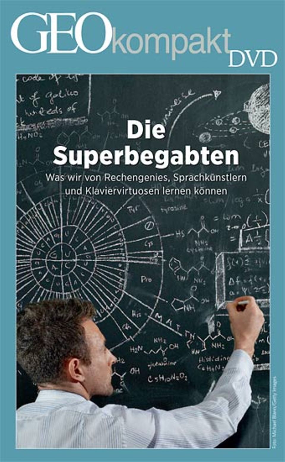 GEOkompakt Nr. 28 "Intelligenz, Begabung, Kreativität" ist auch mit DVD erhältlich