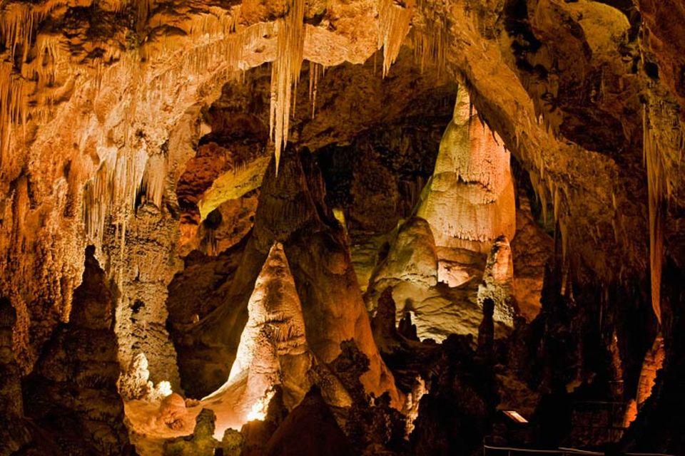 Tropfsteinhöhlen: Die "Carlsbad Caverns" in den USA