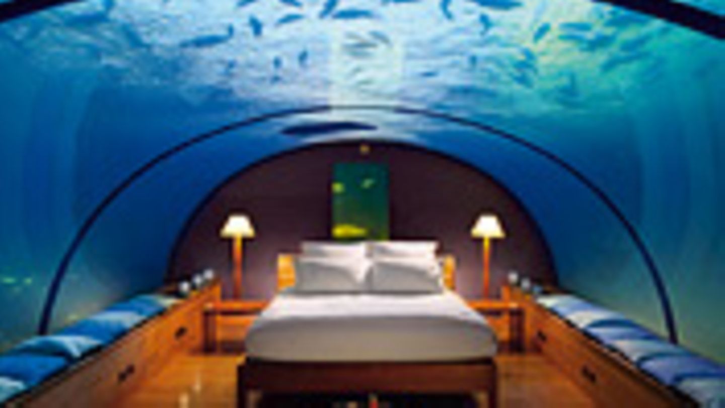 Unterwasserhotel: Unterwasserhotels: Zimmer mit Meerblick - [GEO]