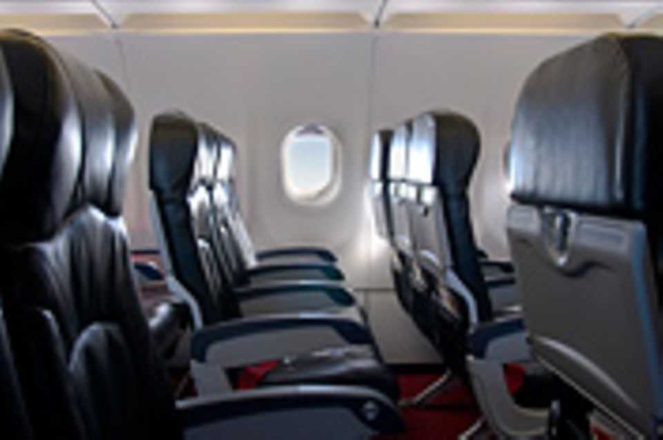 Reisephänomene: Sitzreihen im Flugzeug