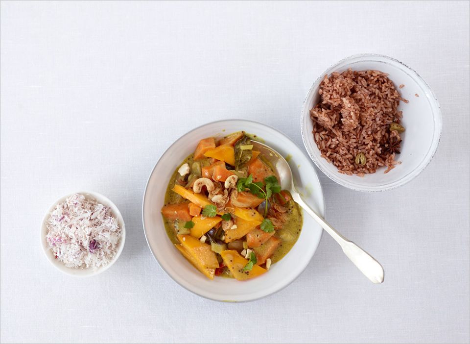 Rezept: Vegetarisches Curry mit Kick Rezept: Vegetarisches Curry mit Kick