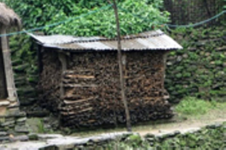 Biogasanlagen für Haushalte in Sankosh, Nepal