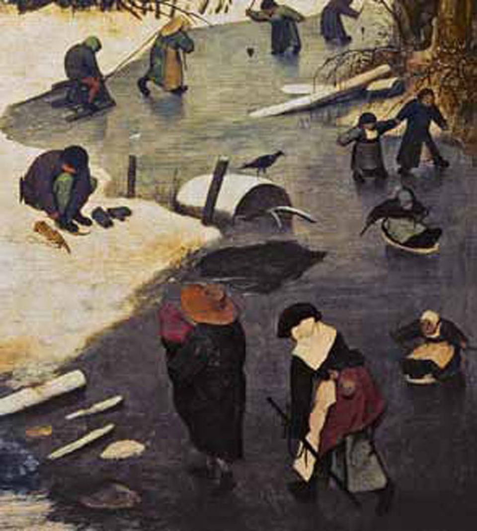 Kunstgeschichte: In Kälte erstarrt: Bruegel zeigt fröhlich spielende Kinder – deutet damit in Wirklichkeit aber auf eine verhängnisvolle Klimaveränderung hin: eine kleine Eiszeit, eine Ära bitterkalter Winter, schlechter Ernten und Hungersnöte