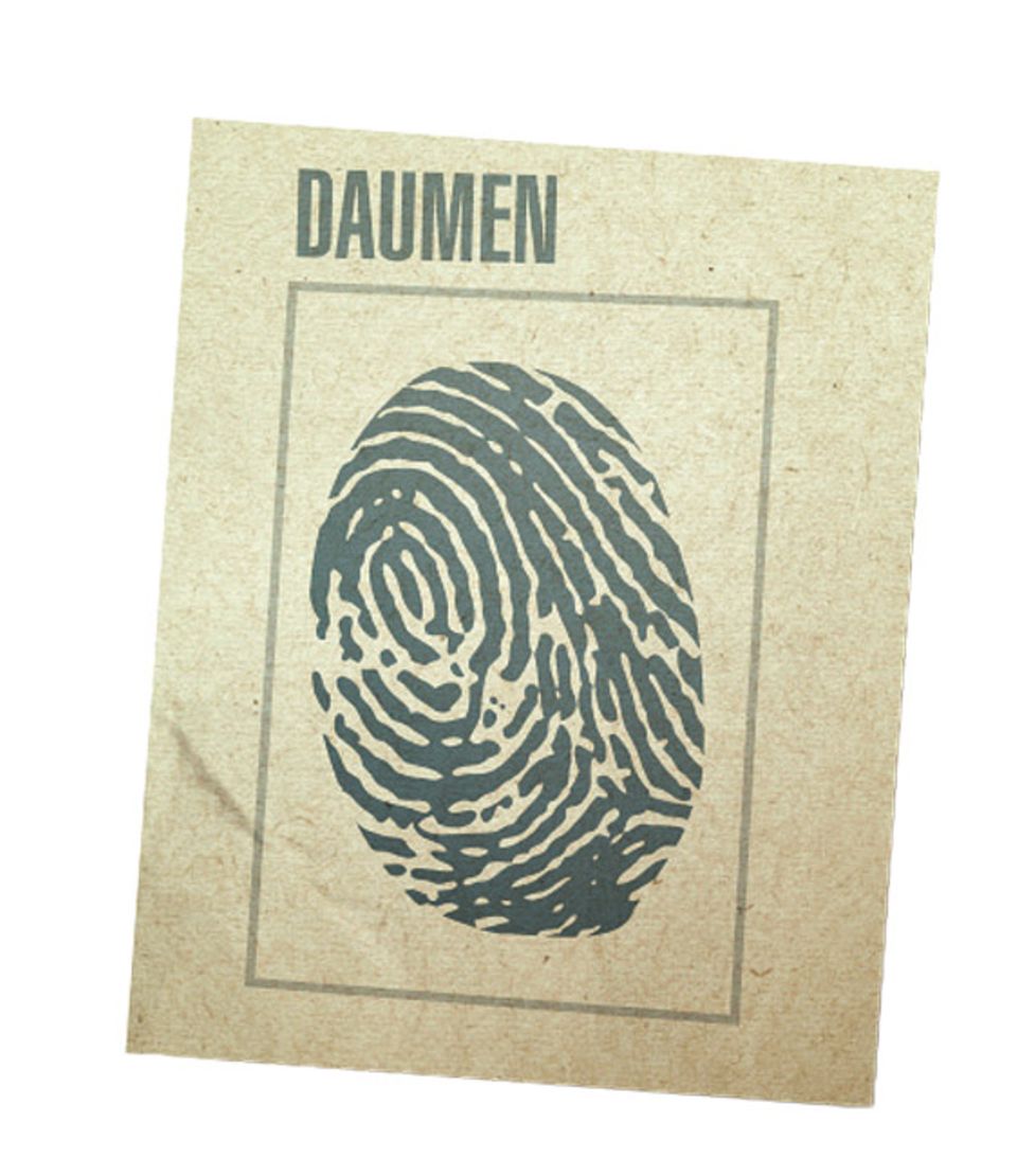 Gewinnspiel: Peter Heinzelmanns Fingerabdruck