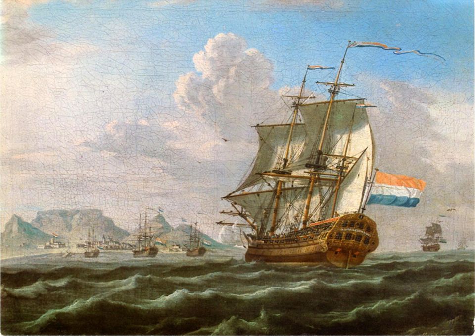 Ostindienfahrer an der Südspitze Afrikas: Die Kapitäne der VOC, der ersten modernen Aktiengesellschaft der Geschichte, schrecken für Profit vor nichts zurück
