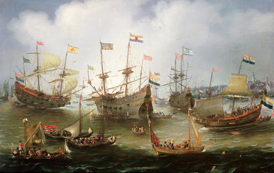 Rückkehr der Ostindienflotte nach Amsterdam: Die VOC wächst binnen weniger Dekaden zur größten Handelsgesellschaft der Welt heran. Fast 200 Jahre wird das Unternehmen der Kaufmannskrieger bestehen - bis Misswirtschaft und Korruption ihm 1799 ein Ende bereiten