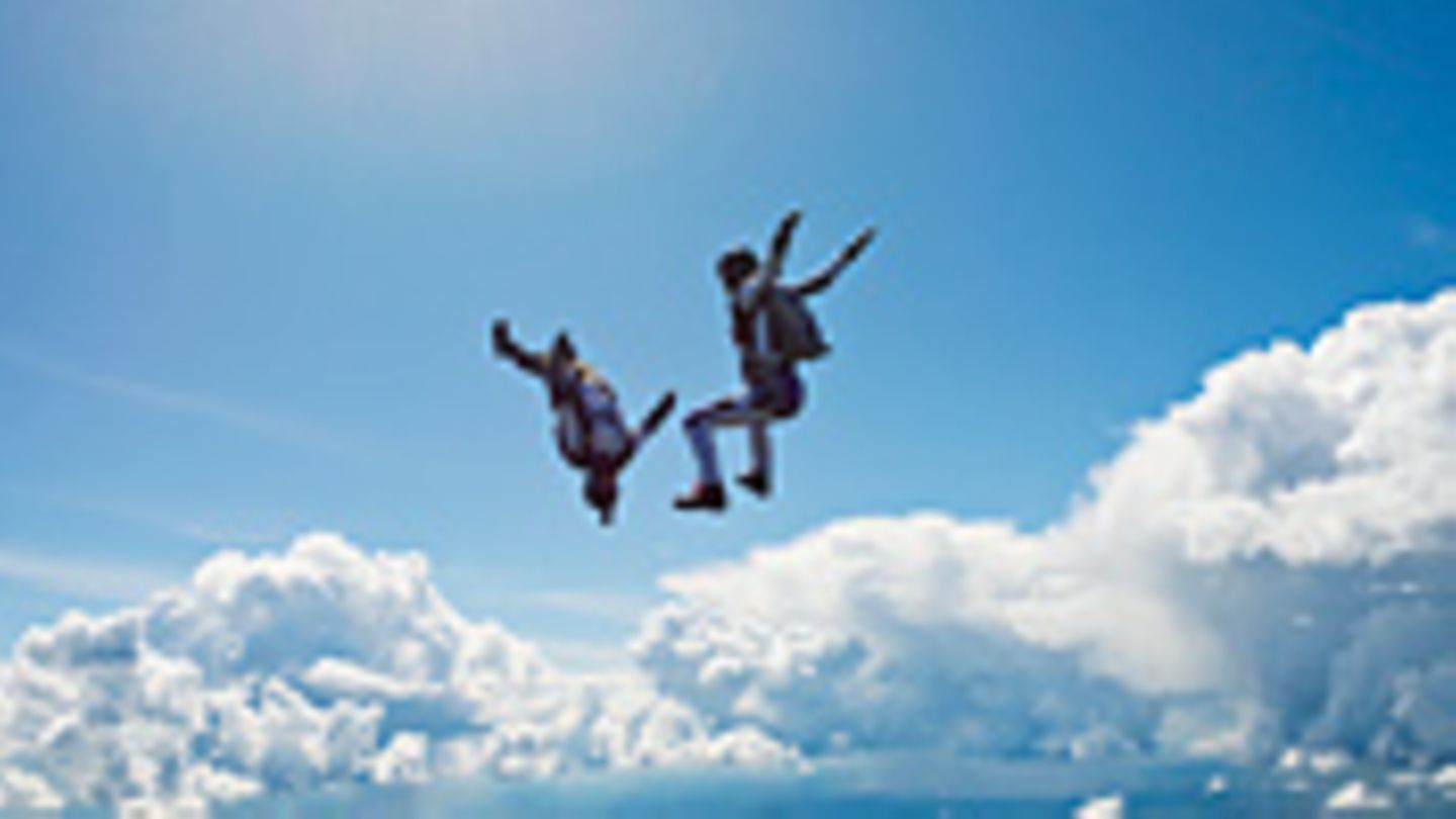 Redewendung Aus allen Wolken fallen [GEOLINO]