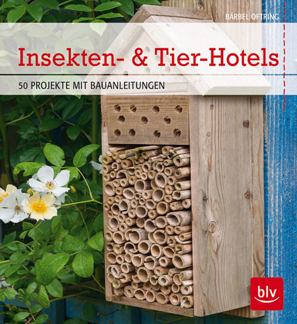 Buchtipp & Anleitungen: "Insekten- und Tierhotels" zeigt euch 50 Bauanleitungen dieser Art!