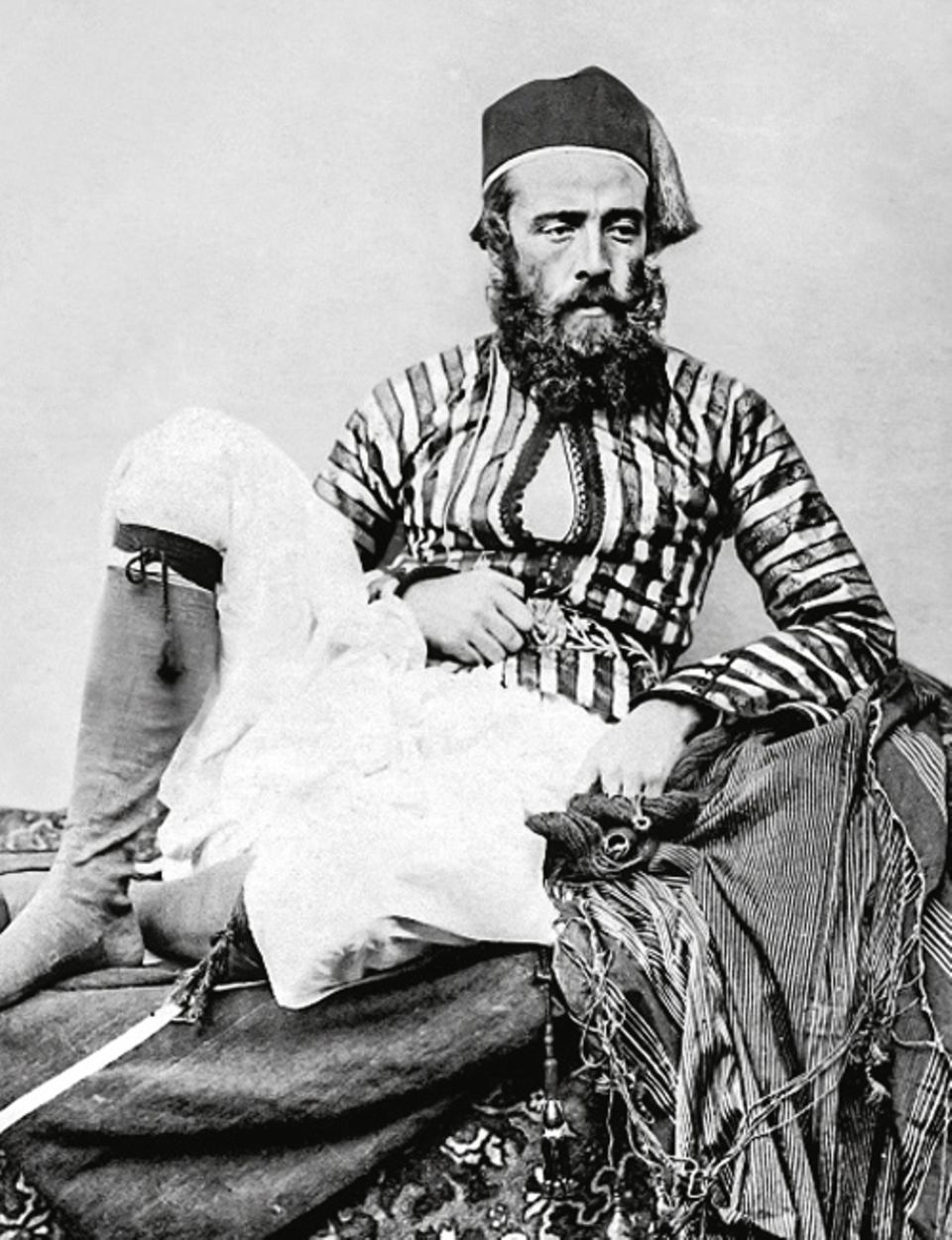 Francis Frith: Pose in orientalischer Tracht: Francis Frith (1822–1898)