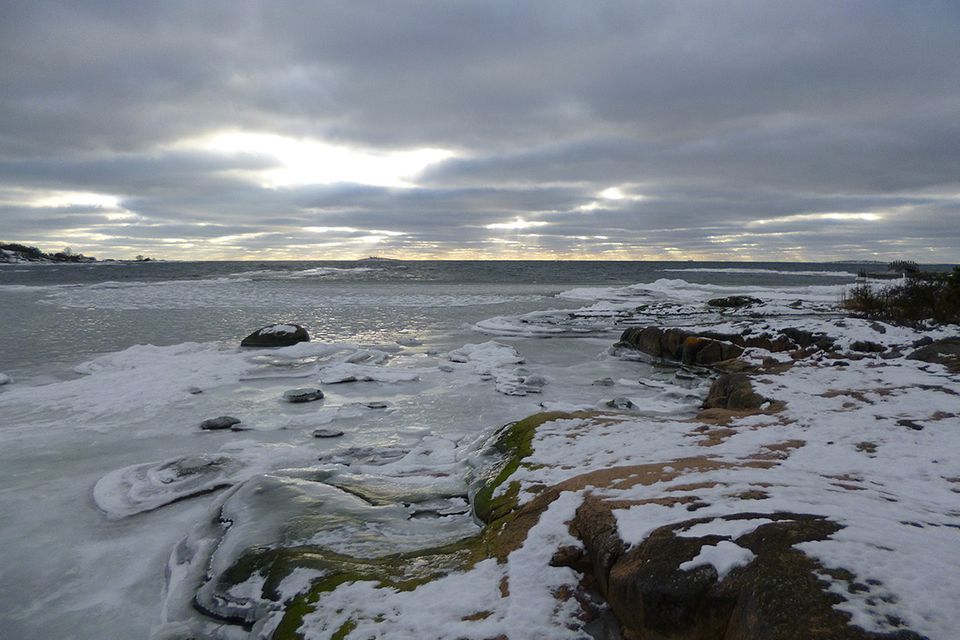 Åland-Archipel, Warten auf das Eis