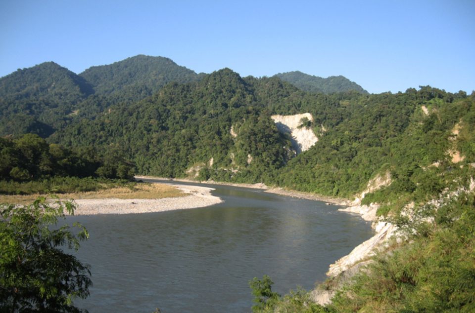 Die Landschaft um den Fluss Manas