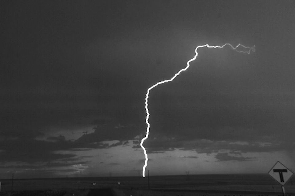 Gewitter: Blitze in Zeitlupe