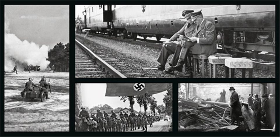 Geschichte in Bildern: Erstes Angriffsziel der Deutschen ist Polen. Bald wendet sich die nationalsozialistische Aggression auch gegen Frankreich Geschichte in Bildern: Erstes Angriffsziel der Deutschen ist Polen. Bald wendet sich die nationalsozialistische Aggression auch gegen Frankreich