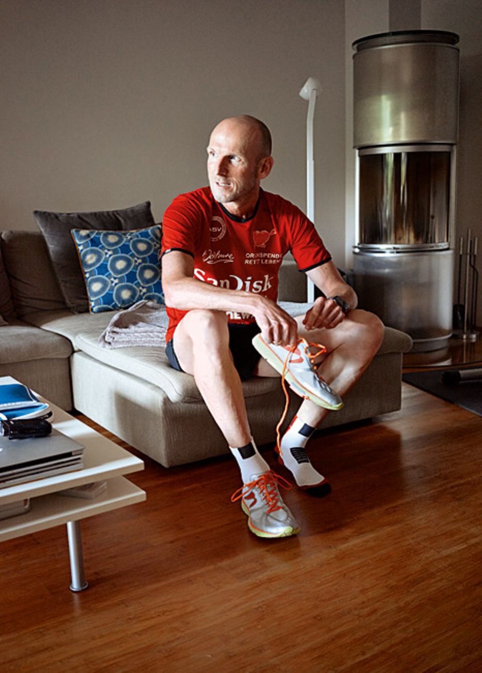 Herzleiden: Elmar Sprink denkt oft an jenen ihm unbekannten Menschen, dem er sein neues Leben verdankt. An Sportveranstaltungen nimmt er daher auch als Botschafter für die Organspende teil