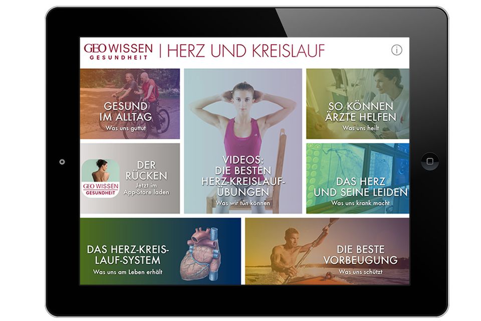 Das gesunde Herz: Die Herz-App fürs Tablet