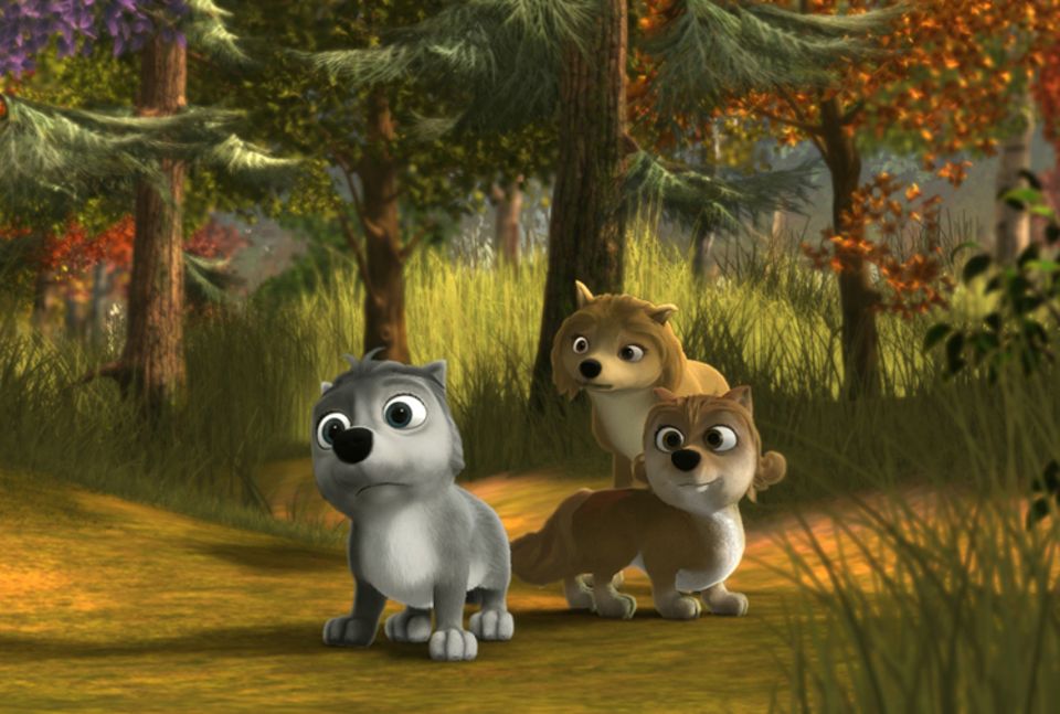 Filmtipp: Die Geschwister Runt (l.) und Claudette (r.) und ihre Mutter Kate fürchten den dunklen Schattenwald