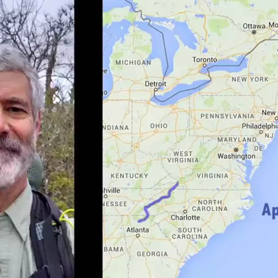 Bartwuchs im Zeitraffer: Wie man nach sechs Monaten auf dem Appalachian Trail aussieht