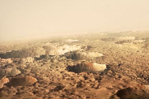 Animation: Der echte Weg des Marsianers