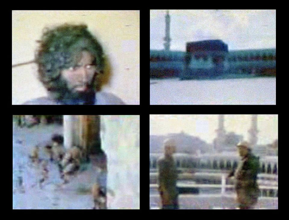Islam: Eine Gruppe muslimischer Terroristen um den Anführer Dschuhaiman al-Uteibi (oben links) stürmt am 20. November 1979 während des Morgengebets die Große Moschee in Mekka, die das islamische Heiligtum Kaaba umschließt. Zwei Wochen lang verschanzen sich die radikalen Islamisten in dem Gebäude mit zahlreichen Pilgern, die sie als Geiseln genommen haben, fordern die Abdankung der saudischen Könige, einen Staat nach strengsten islamischen Regeln. Mit Gas überwältigt die Armee schließlich die Besetzer. Mindestens 1000 Menschen sterben bei dem ersten großen Anschlag der modernen Dschihad-Bewegung