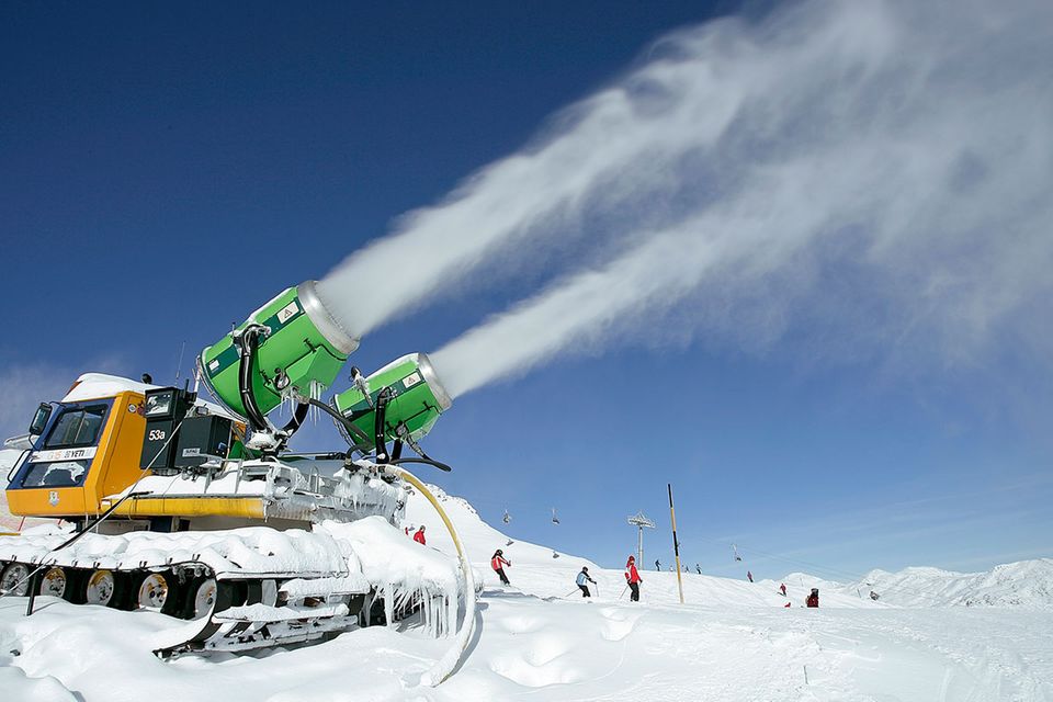 Wintersport: Wettrüsten in den Alpen