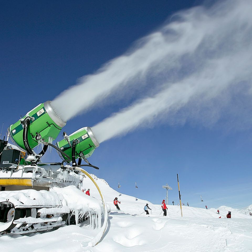 Wintersport: Wettrüsten in den Alpen